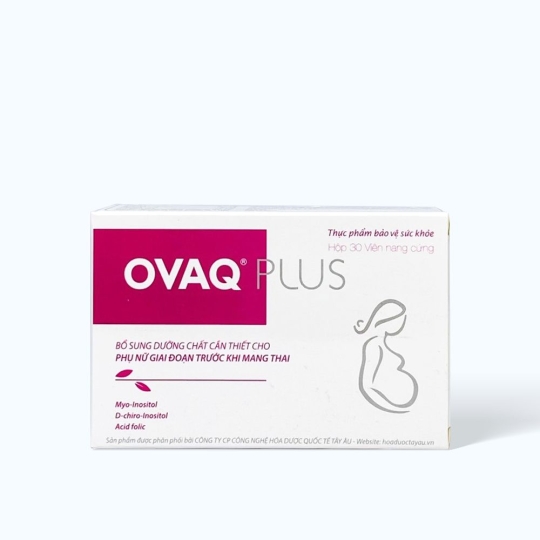 Ovaq Plus - Viên uống hỗ trợ sinh sản cho nữ giới (Hộp 30 viên)