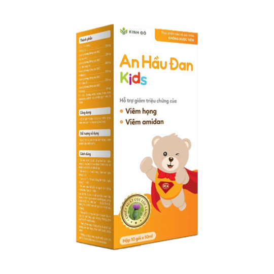 An Hầu Đan Kids - Sản phẩm hỗ trợ điều trị viêm amidan