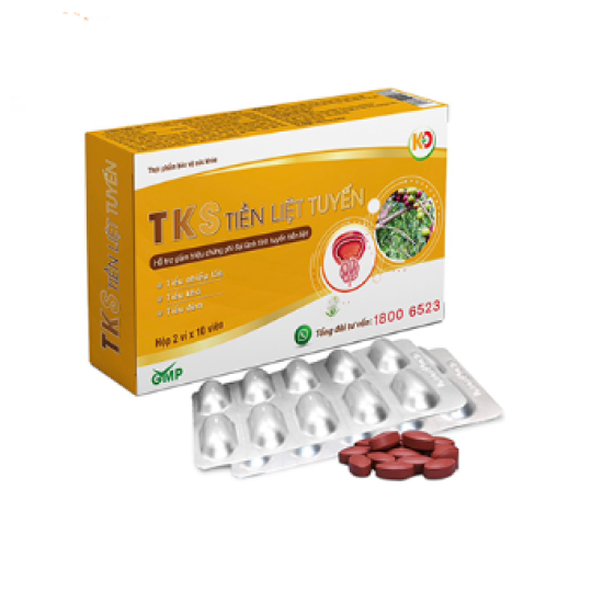 TKS Tiền Liệt Tuyến - Hỗ trợ giảm các triệu chứng u lành tính tuyến tiền liệt, phì đại tuyến tiền liệt, tiểu đêm, tiểu khó, tiểu buốt.